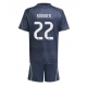Real Madrid Antonio Rudiger #22 Gostujuci Dres za djecu 2025-26 Kratak Rukav (+ Kratke hlače)